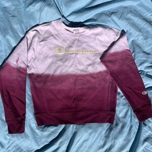 Champion Women’s SIZE M Pink and Burgundy Sweatshirt